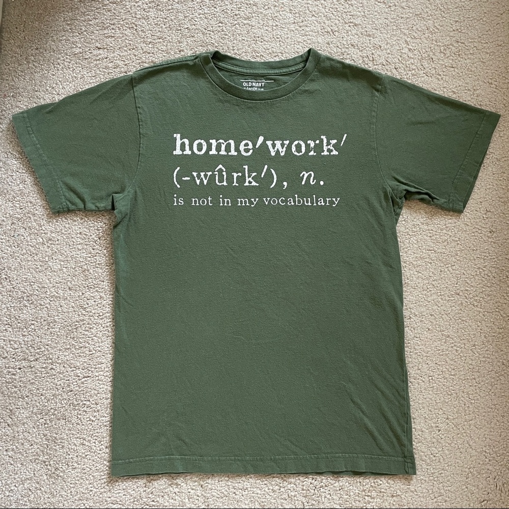 Old Navy green t-shirt!